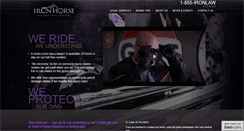 Desktop Screenshot of ironhorselawsc.com