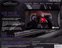 Tablet Screenshot of ironhorselawsc.com